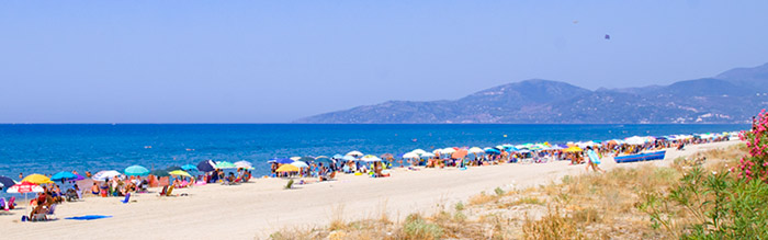 La spiaggia lunga di Ascea Marina